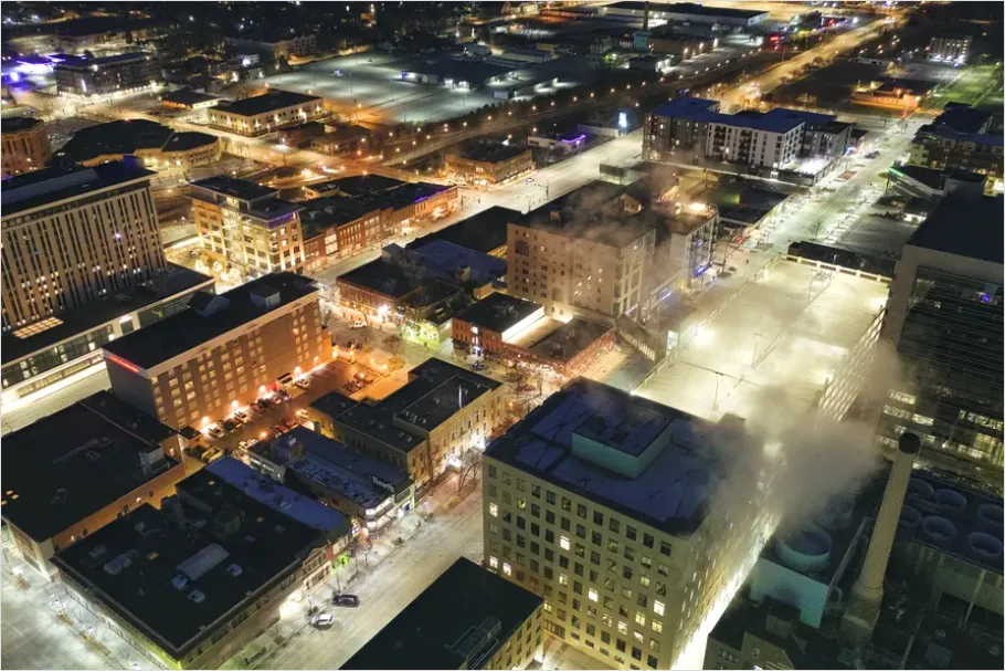 Detail Aerial View Downtown Blocks Photo Number 7