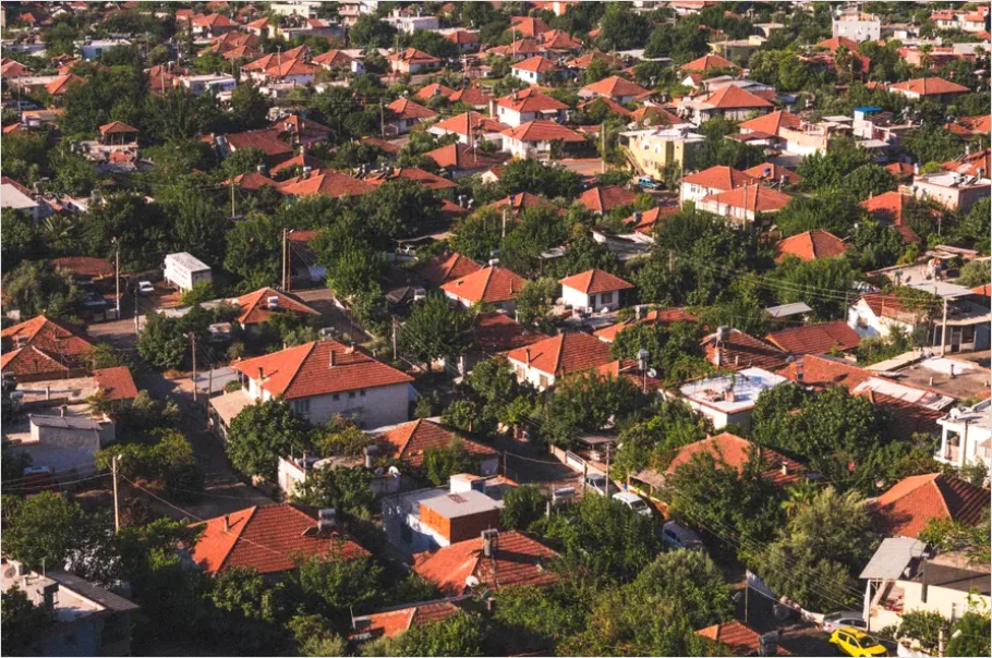 Detail Aerial View Residential Neighborhood Photo Number 12