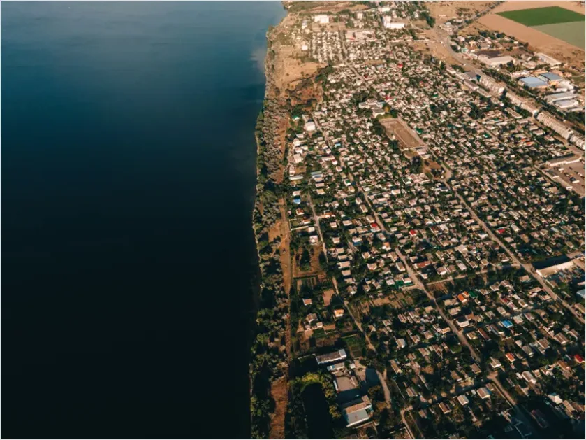 Detail Aerial View Residential Neighborhood Photo Number 15