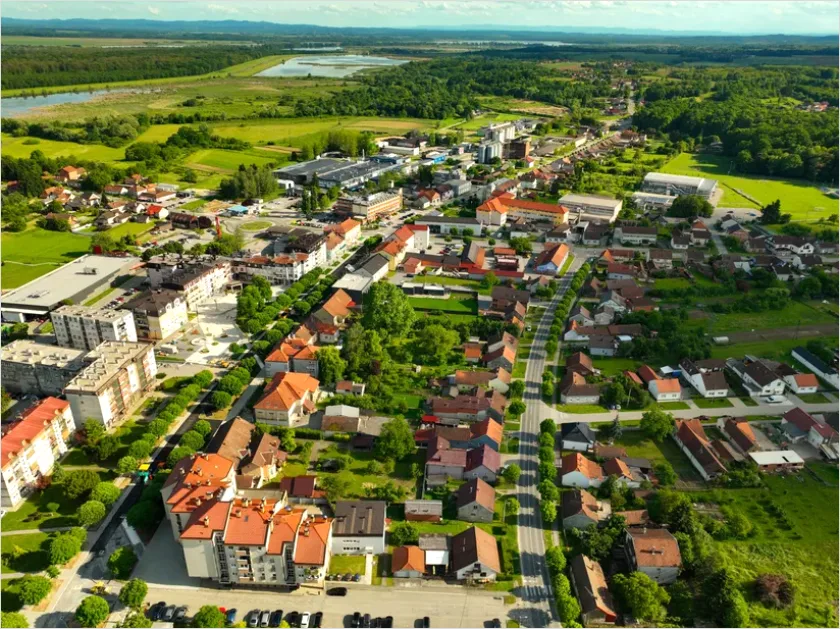Detail Aerial View Residential Neighborhood Photo Number 3