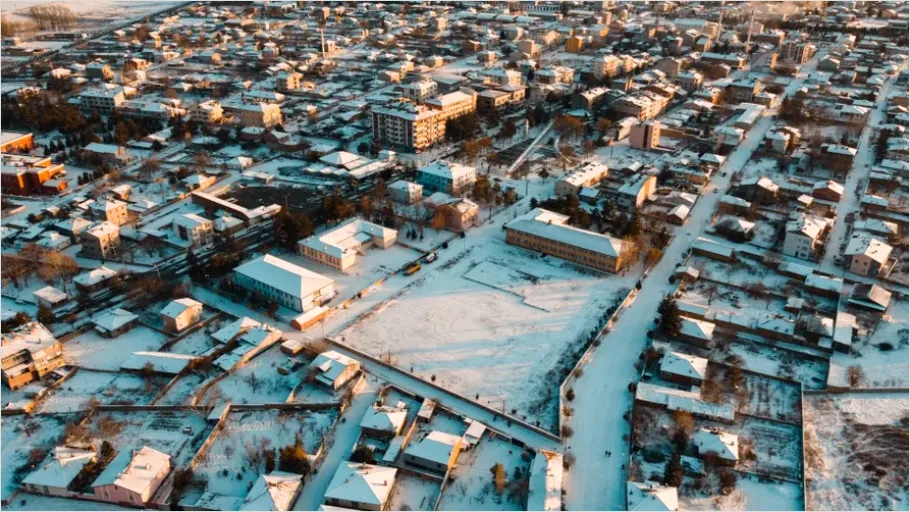 Detail Aerial View Residential Neighborhood Photo Number 6