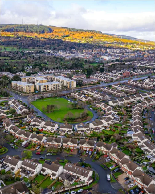 Detail Aerial View Residential Neighborhood Photo Number 7