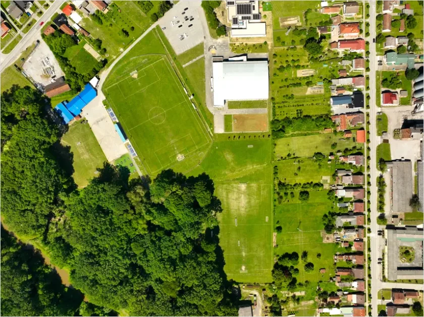 Detail Aerial View Residential Neighborhood Photo Number 9