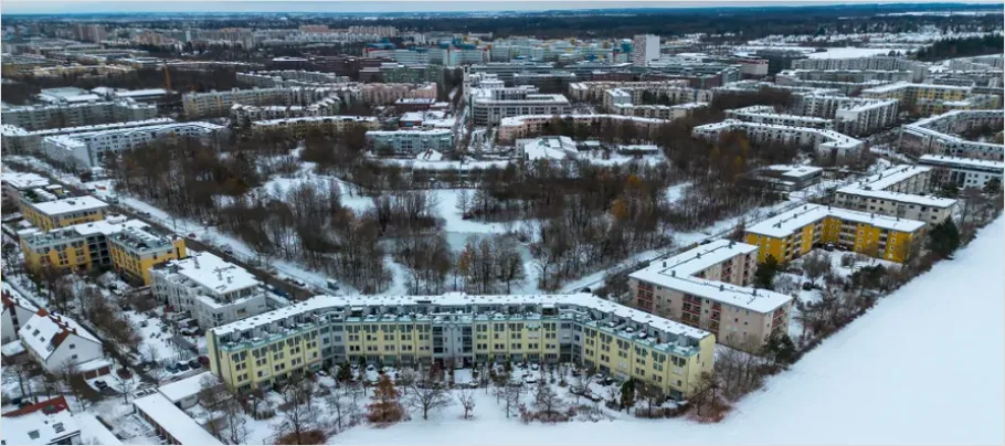 Detail Aerial View Residential Neighborhood Photo Number 10