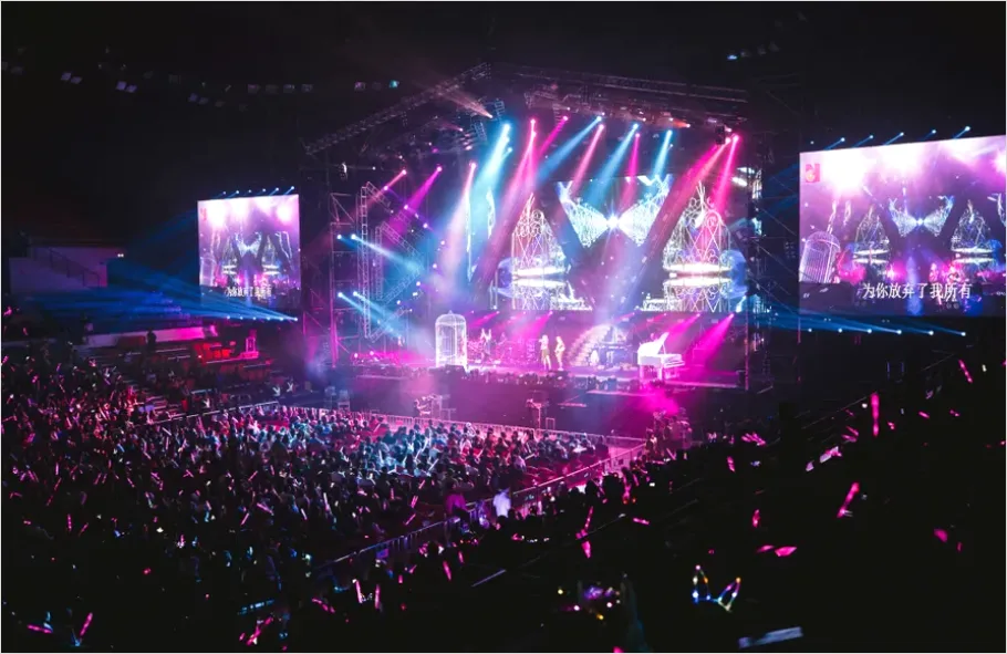 Detail Arena Concert Crowd Wide Shot Photo Number 12