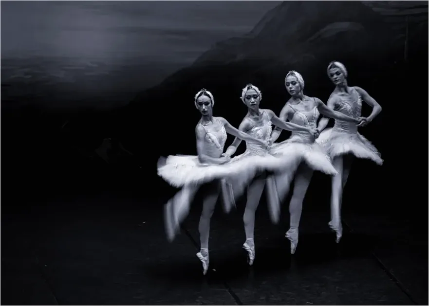 Detail Ballet Dancers On Stage Photo Number 6