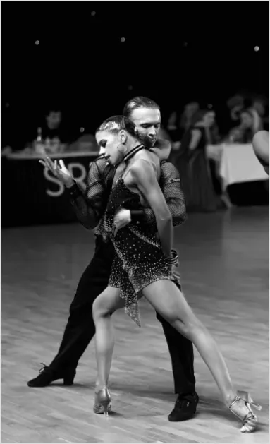 Detail Ballroom Dancers Elegant Pose Photo Number 5