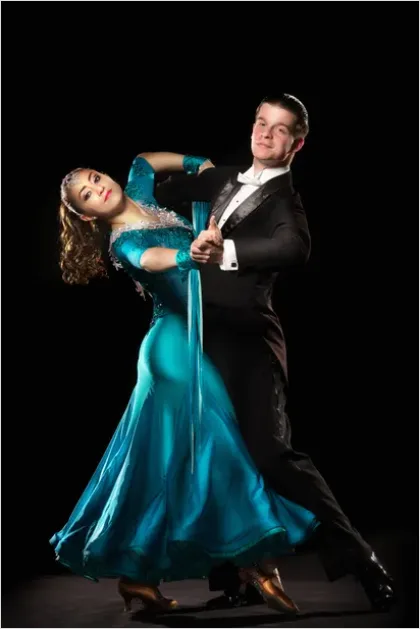 Detail Ballroom Dancers Elegant Pose Photo Number 7