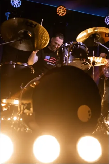 Detail Band Performing Live Stage Photo Number 10