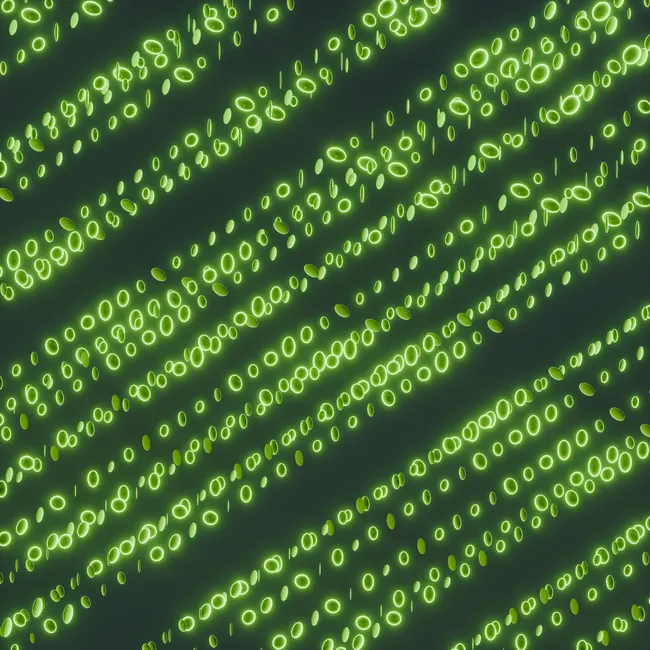 Detail Big Data Visualization Abstract Glowing Lines Number 5