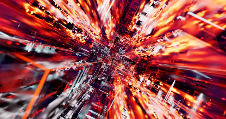 Detail Big Data Visualization Abstract Glowing Lines Number 10
