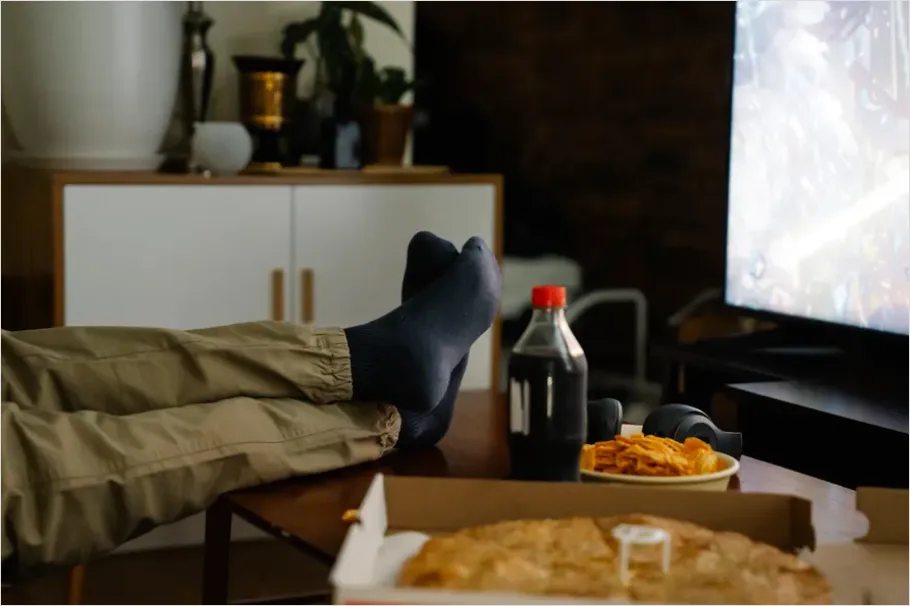 Detail Binge Watching On Couch Photo Number 15