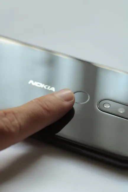 Detail Biometric Fingerprint Scanner Close Up Device Number 2