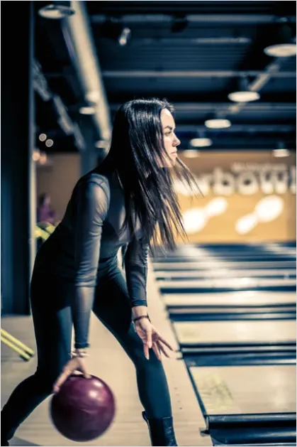Detail Bowling Alley Lane Action Photo Number 15