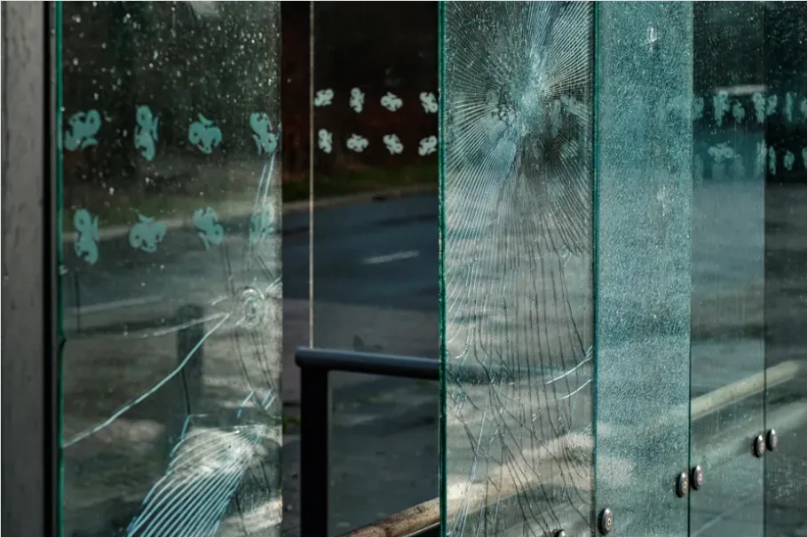 Detail Bus Stop Shelter Urban Photo Number 2