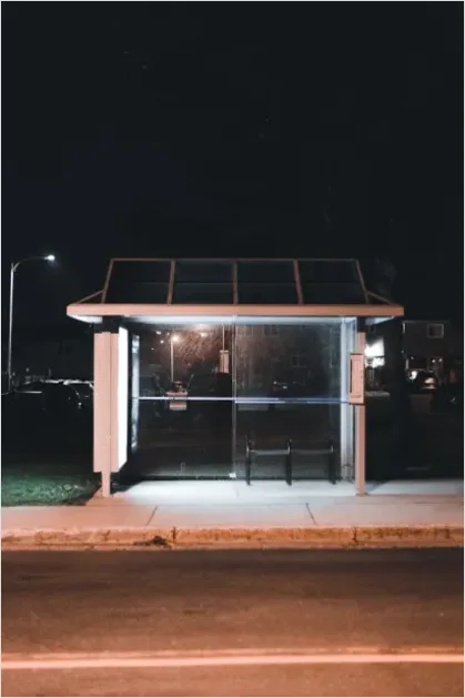 Detail Bus Stop Shelter Urban Photo Number 9