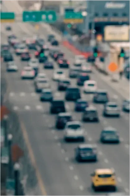 Detail Busy City Street Traffic Photo Number 16