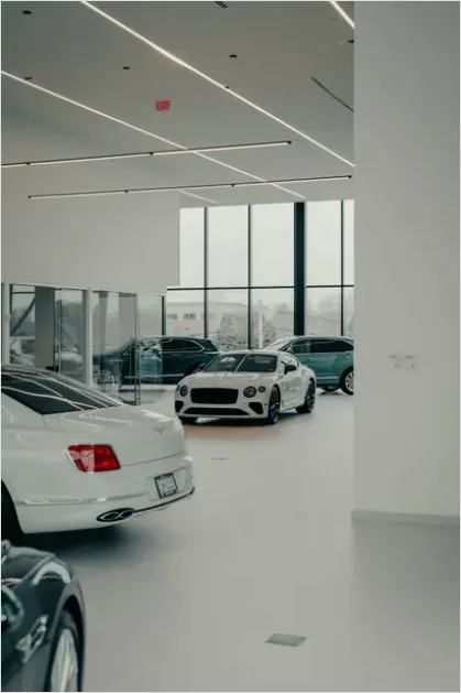 Detail Car Showroom Modern Interior Photo Number 10