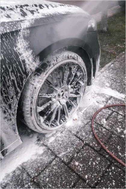 Detail Car Wash Foam Bubbles Photo Number 16