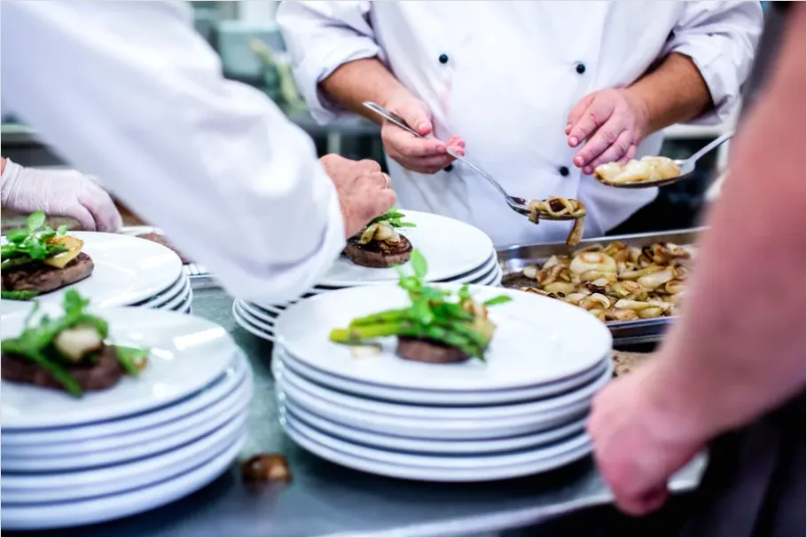 Detail Chef Plating At Food Festival Photo Number 12
