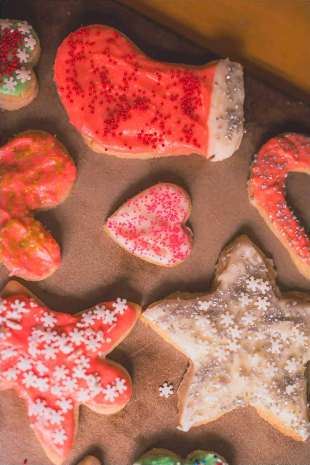 Detail Christmas Cookies Baking Sprinkles Flat Lay Number 11