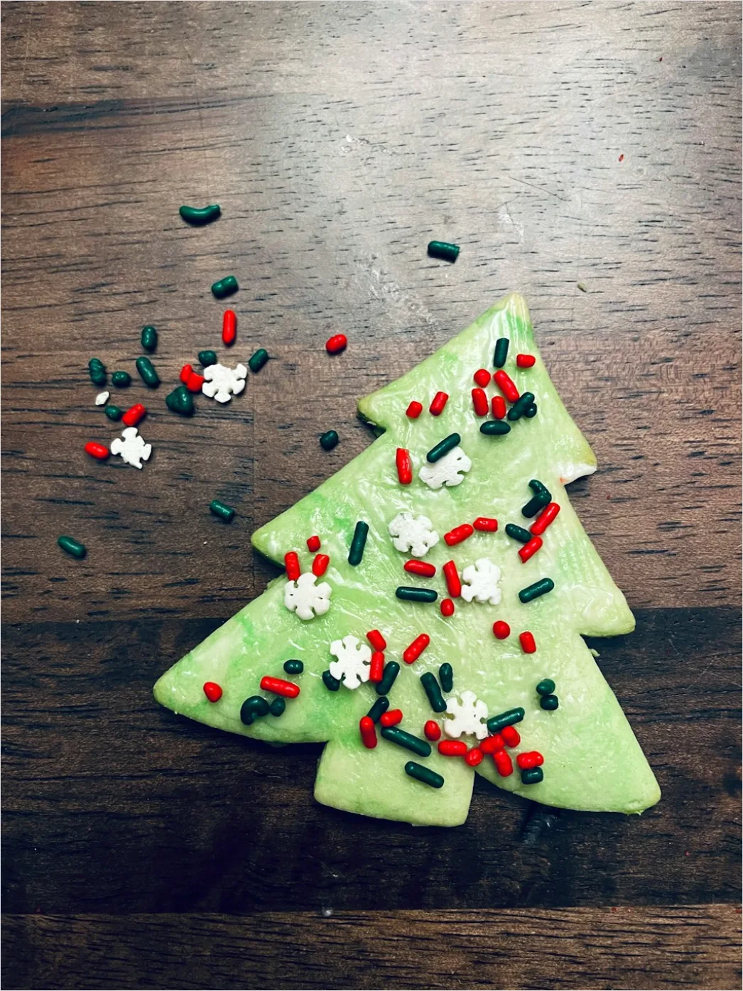 Detail Christmas Cookies Baking Sprinkles Flat Lay Number 7