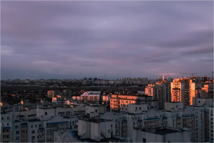 Detail City Aerial Drone Skyline Photo Number 12
