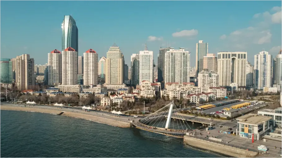 Detail City Aerial Drone Skyline Photo Number 4