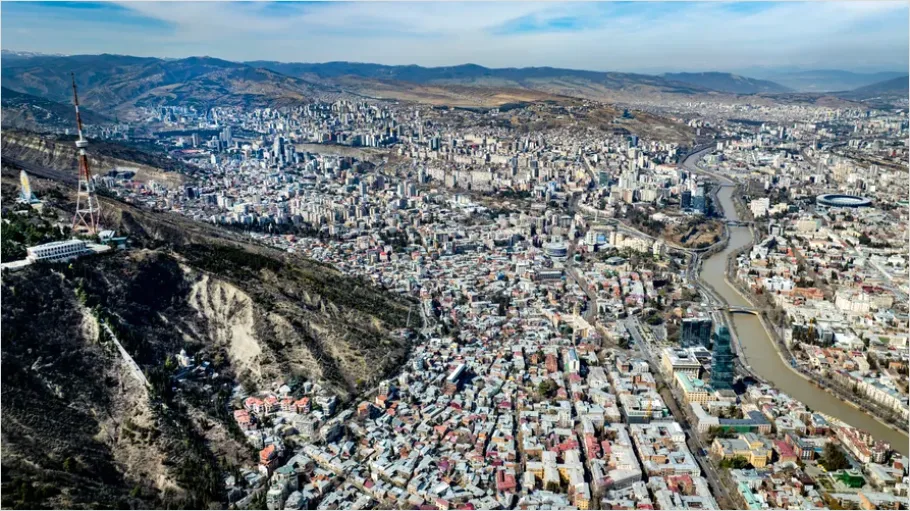 Detail City Aerial Drone Skyline Photo Number 6