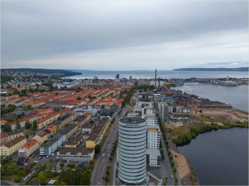 Detail City Aerial Drone Skyline Photo Number 8
