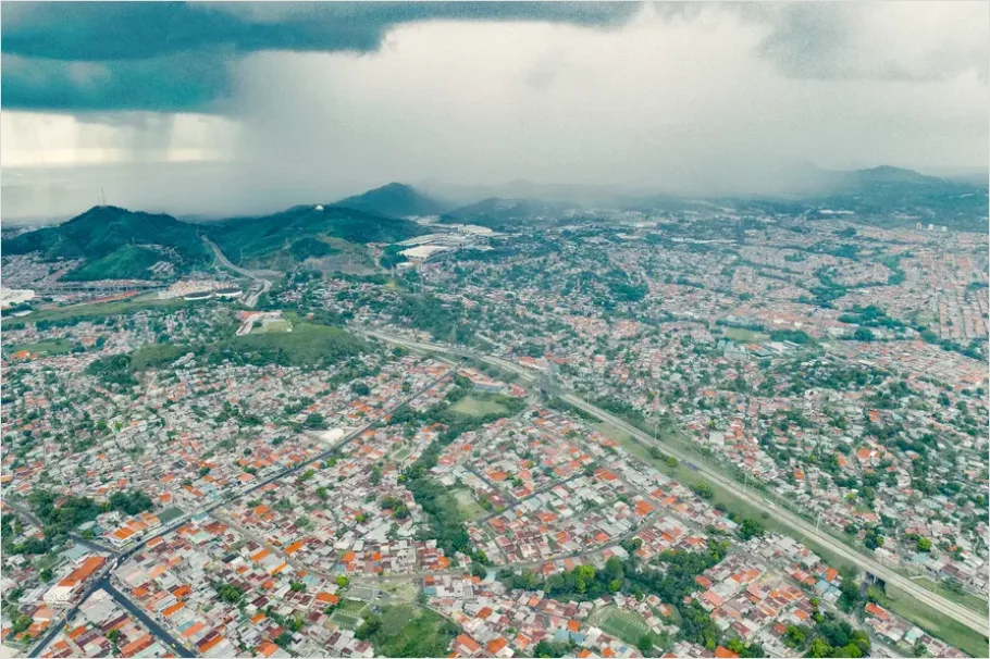 Detail City Aerial Drone Skyline Photo Number 10