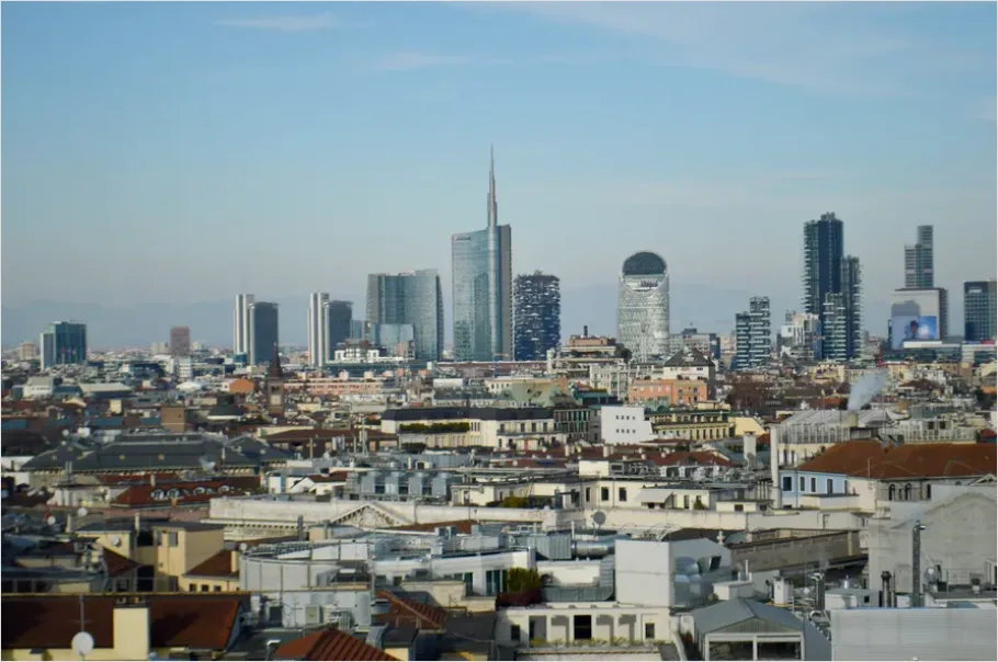 Detail City Skyline Panorama Wide Angle Number 15