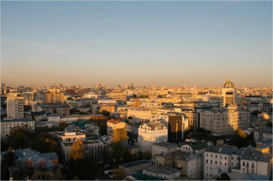 Detail City Skyline Panorama Wide Angle Number 9