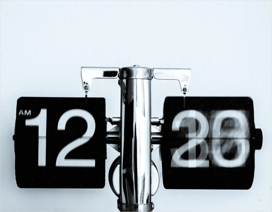Detail Clock Midnight New Year Concept Number 2