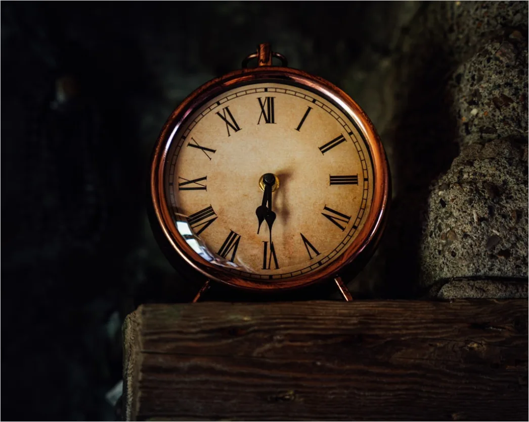 Detail Clock Midnight New Year Concept Number 11
