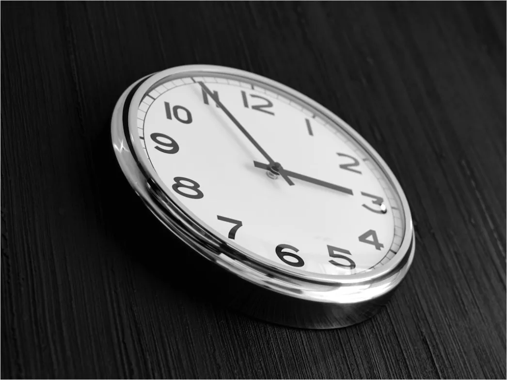 Detail Clock Midnight New Year Concept Number 12