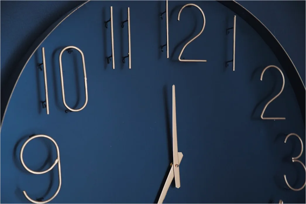 Detail Clock Midnight New Year Concept Number 4