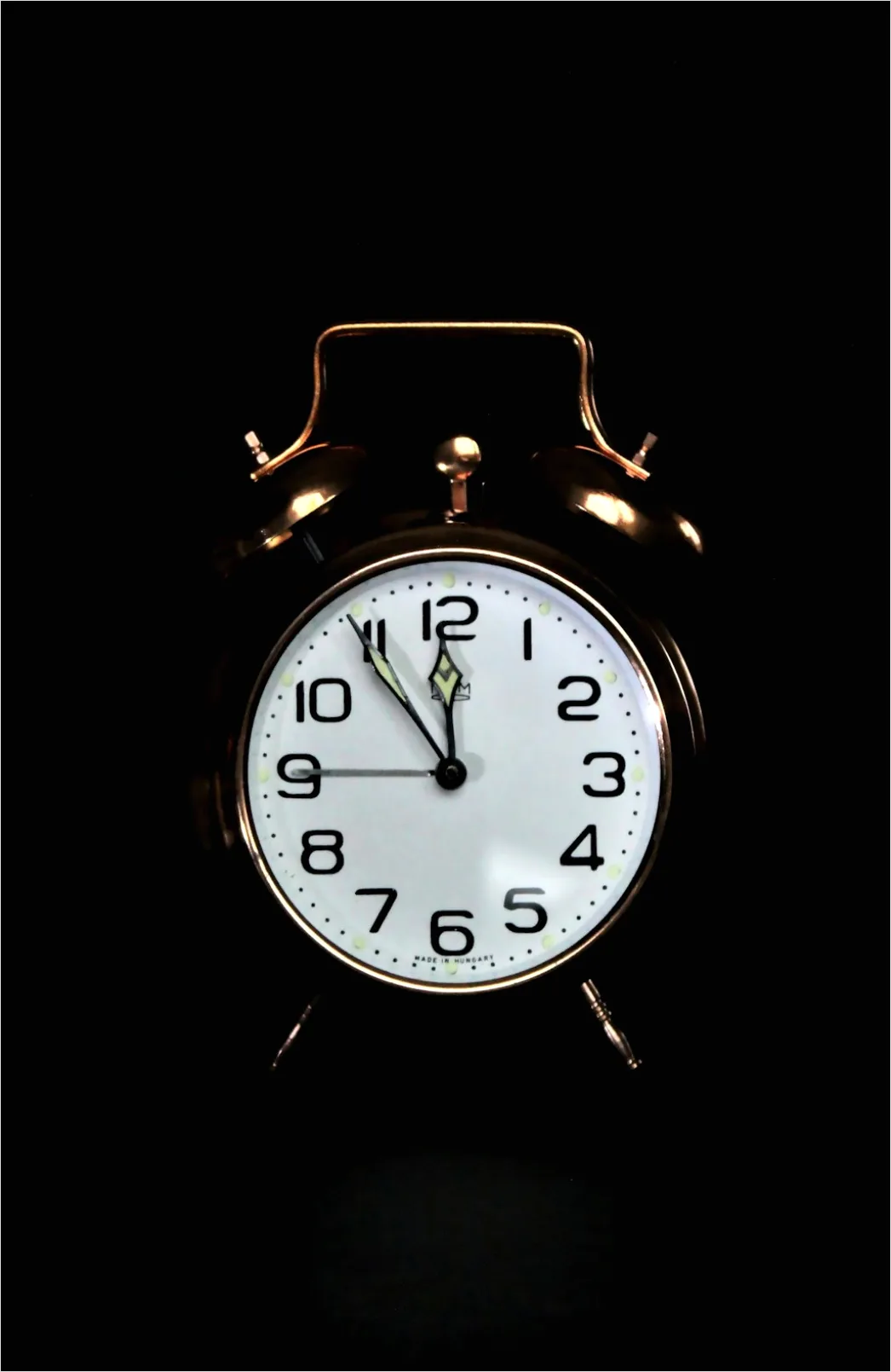 Detail Clock Midnight New Year Concept Number 5