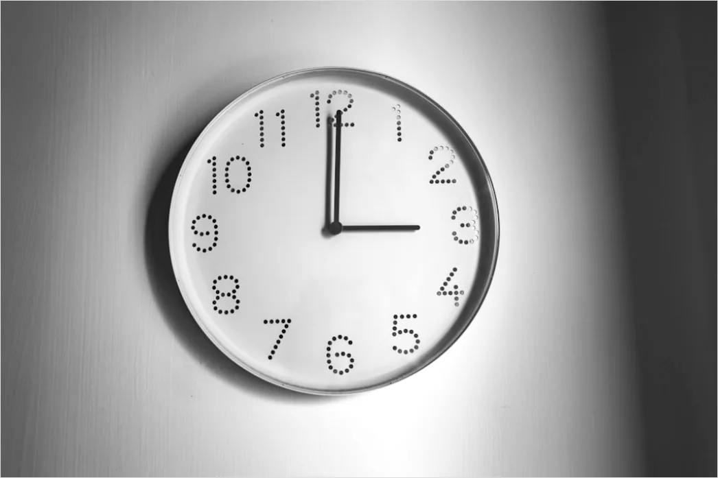 Detail Clock Midnight New Year Concept Number 10