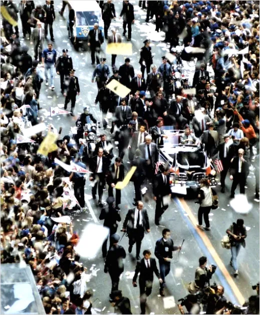 Detail Confetti Falling Parade Street Photo Number 10