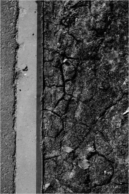 Detail Cracked Sidewalk Urban Texture Photo Number 11