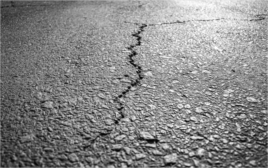 Detail Cracked Sidewalk Urban Texture Photo Number 7