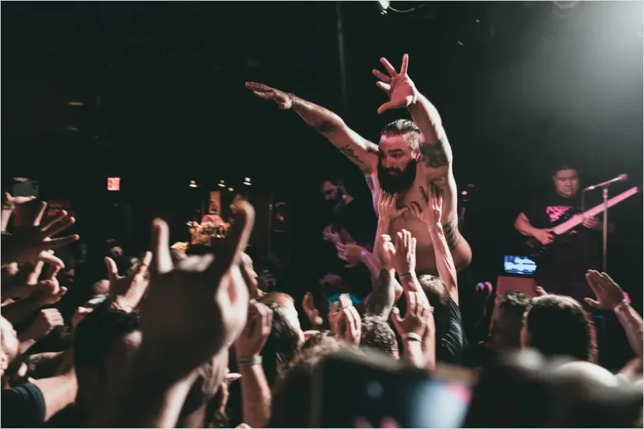 Detail Crowd Surfing Concert Photo Number 4
