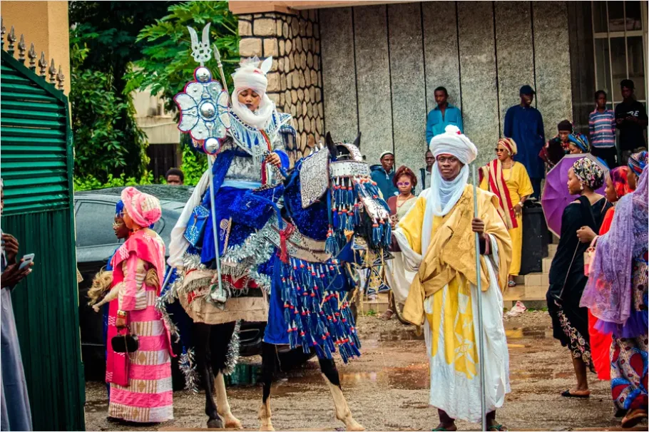 Detail Cultural Procession Traditional Dress Photo Number 13