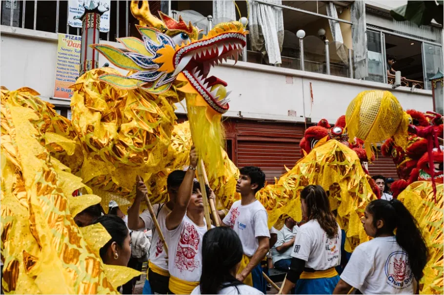 Detail Dragon Dance Street Festival Photo Number 9
