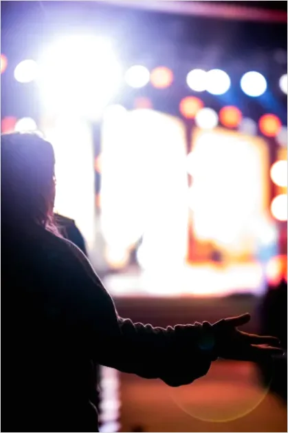 Detail Dramatic Stage Lighting Scene Photo Number 13