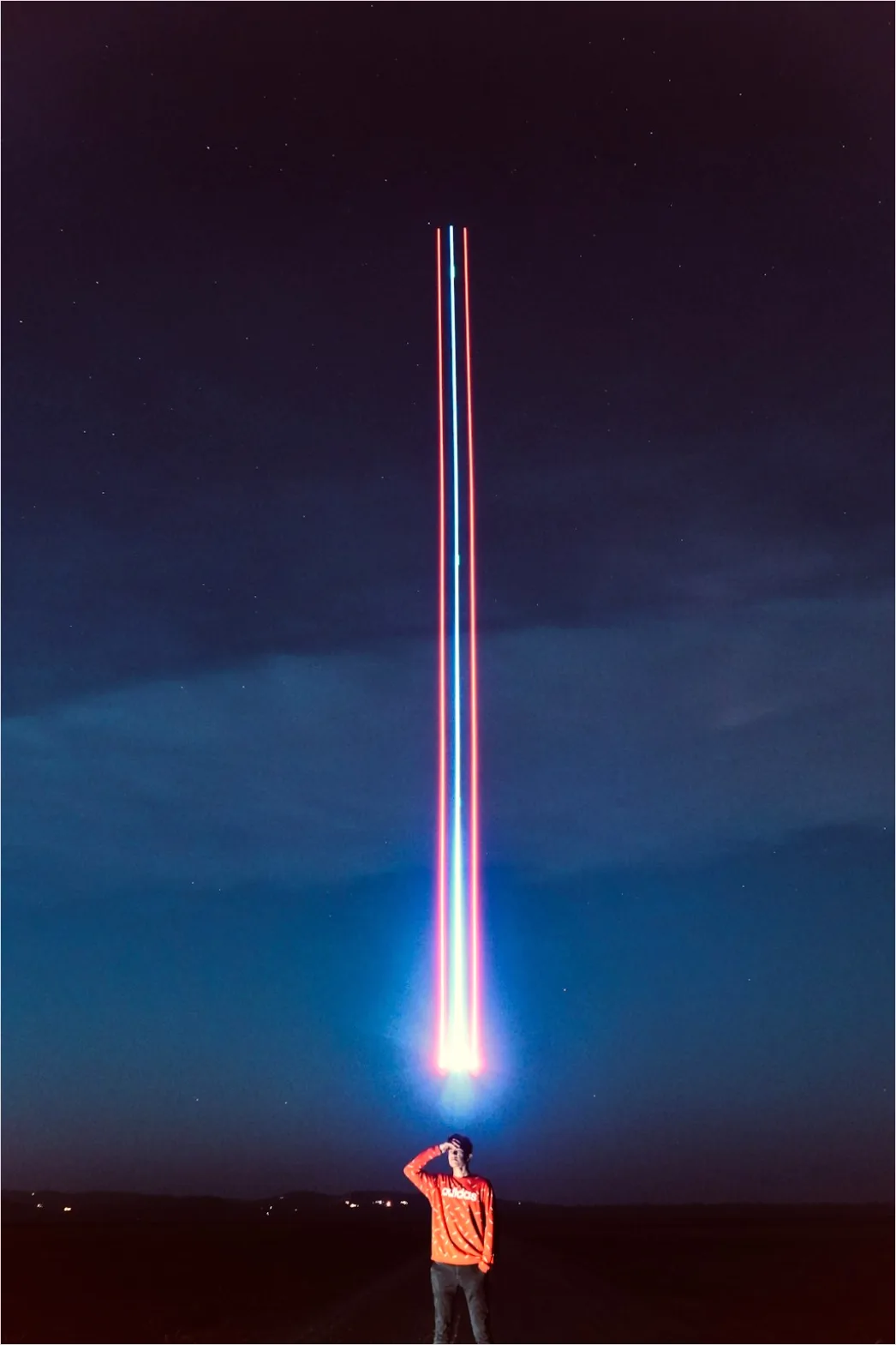 Detail Drone Light Show Night Sky Number 3