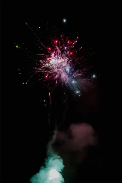 Detail Drone Light Show Night Sky Photo Number 2