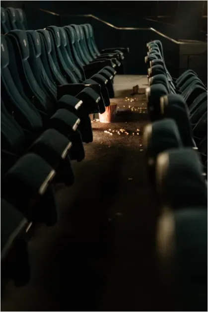 Detail Empty Movie Theater Seats Photo Number 10