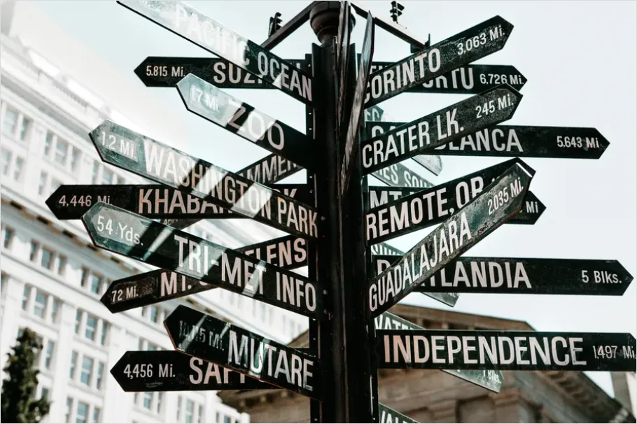 Detail Event Signage Wayfinding Arrows Photo Number 11